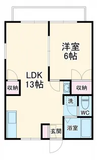 パークサイド美しが丘【205号室】の間取り