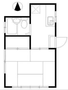コーポ池田桃井【2階】の間取り