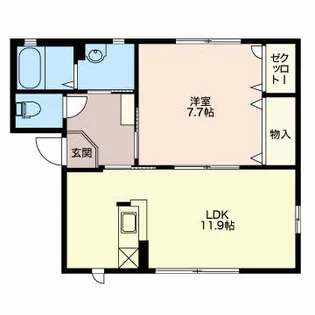 グレース【1階】の間取り