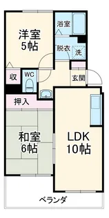 サンライズコート【1階】の間取り