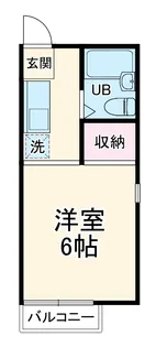 相川ハイツ【201号室】の間取り