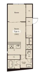 J-ARC道灌山 【2階】の間取り