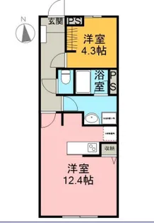パークメラニアン【105号室】の間取り