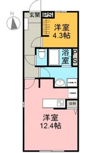 パークメラニアン【201号室】の間取り