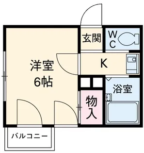 プライマ・フェイス【02010号室】の間取り