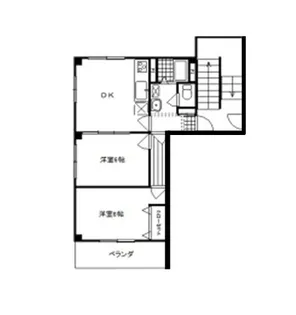 レジオン松戸【2階】の間取り