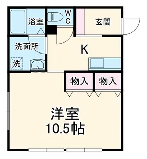 善行コーポ【103号室】の間取り