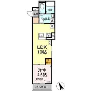 セレスティア京島【2階】の間取り