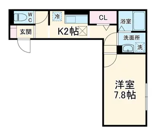 アブリール【2階】の間取り
