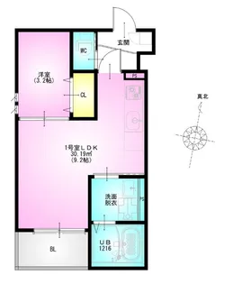 REGALEST祐光【3階】の間取り