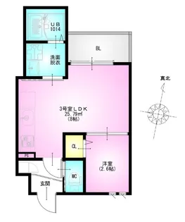 REGALEST祐光【2階】の間取り