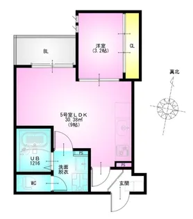 REGALEST祐光【3階】の間取り