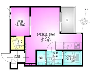 REGALEST千葉駅【1階】の間取り