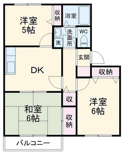 アビタシオン大和田B【2階】の間取り