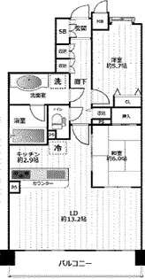 (仮称)千葉みなとマンション【6階】の間取り