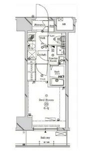 ラフィスタ川崎II【8階】の間取り