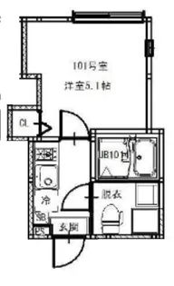 平井二丁目⑥【1階】の間取り