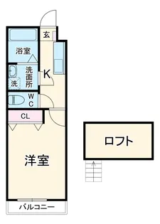 TOP HOUSE羽津Ⅱ【2階】の間取り