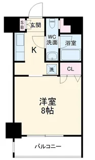 レジディア新横浜【6階】の間取り