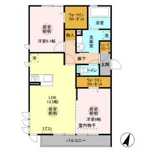 ラ・ルーチェ【2階】の間取り