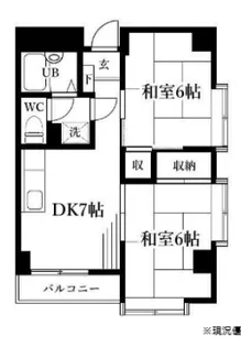 サニーヒルズおいせ坂【1階】の間取り