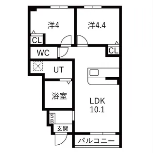VERTEX市原Ⅱ【1階】の間取り