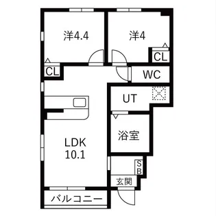 VERTEX市原Ⅱ【1階】の間取り