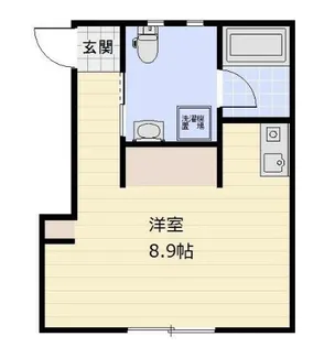 スカイコート天神橋【2階】の間取り