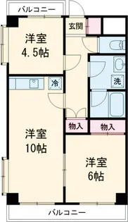 マイネカステル【7階】の間取り