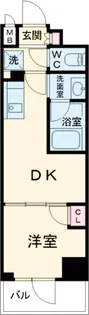 ハーモニーレジデンス大塚山手インサイド【2階】の間取り