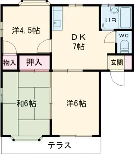 ガーデンヒルC棟【201号室】の間取り