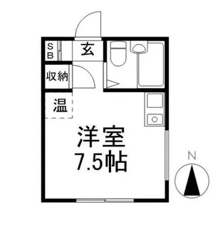 ベルコリン【101号室】の間取り