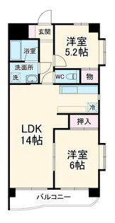 ジョイフル天沼【2階】の間取り