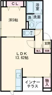 ハイドレンジア【1階】の間取り