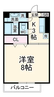 ルシエール【302号室】の間取り