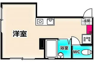 虹信ビル(ホンシンビル)【2階】の間取り