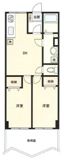 三鷹陵雲閣マンション【1階】の間取り