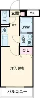 クレヴィスタ立石Ⅱ【2階】の間取り