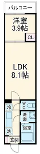 カインドネス武蔵浦和【3階】の間取り