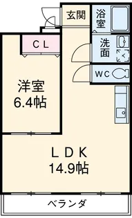 メゾン永森【410号室】の間取り
