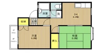 アーバンハウス21【2階】の間取り