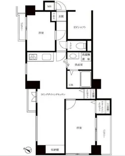 シルバーパレス白金台【3階】の間取り