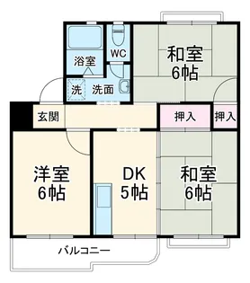 パークサイド【2階】の間取り