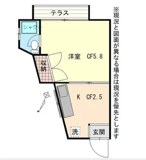 東洋ハイツ【1階】の間取り