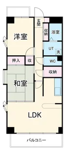 ベルクルール杉本Ⅱ【505号室】の間取り
