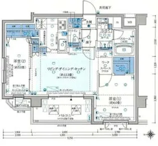 エクセレントシティ十条【4階】の間取り