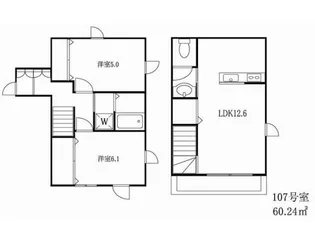 Manoir Imagawa【1階】の間取り