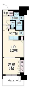 スカイグランデ津田沼【9階】の間取り