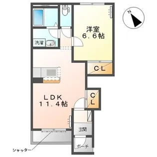 アネシス【202号室】の間取り