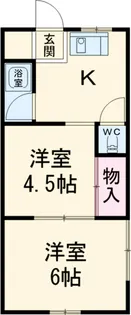 白菊荘【20号室】の間取り